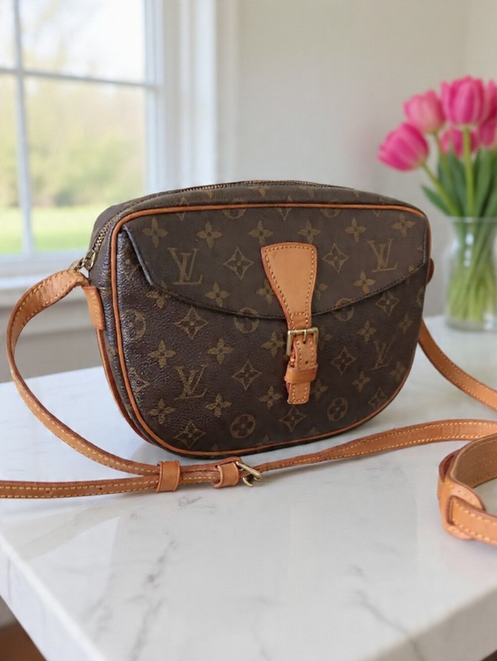 Louis Vuitton Vintage EUC Jeune Fille MM Monogram Crossbody Bag✨️ - Picture 4 of 13